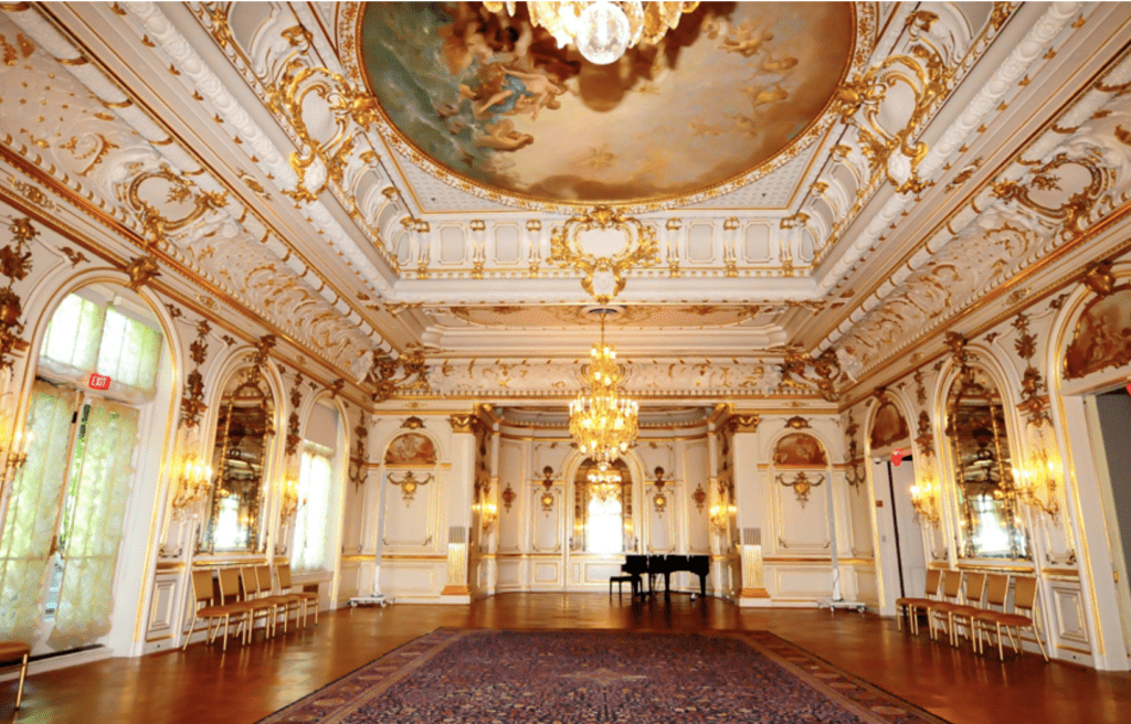 An intimate and refined wedding celebration inside the historic Cosmos Club mansion in Washington DC